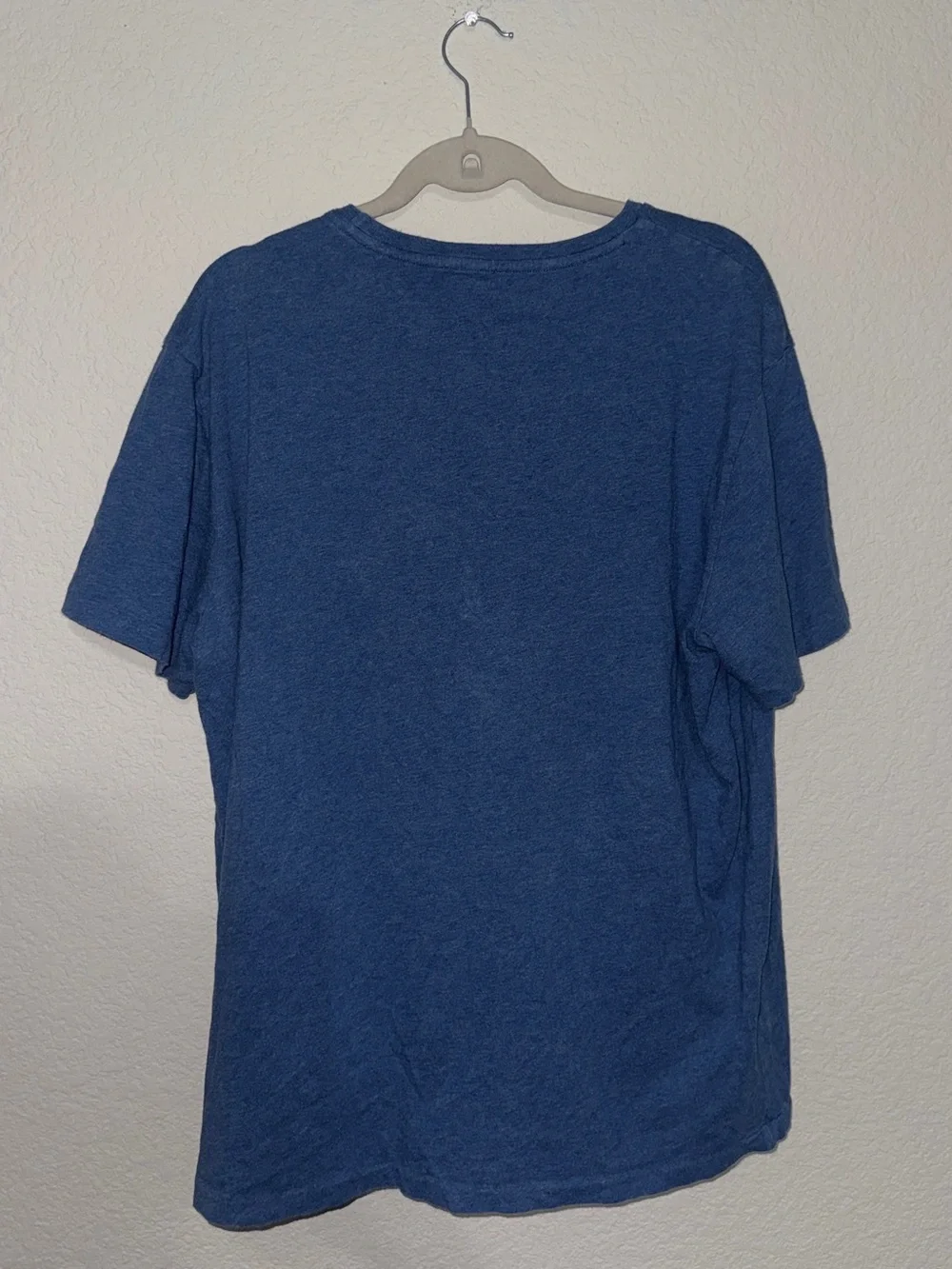 Polo Ralph Lauren Heather Blue Crewneck Tee White Embroidered Pony XL